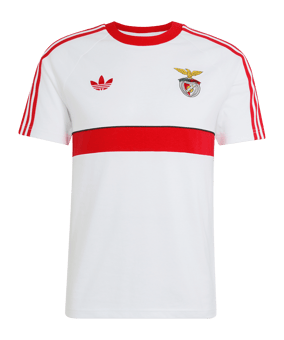 adidas Originals Benfica Lissabon T-Shirt Weiß