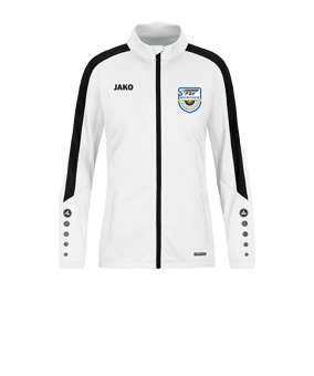 JAKO Power Polyesterjacke Damen Weiss Schwarz F000