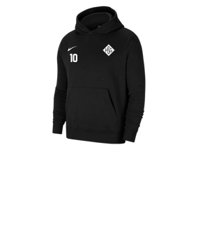 Nike Park 20 Fleece Hoody Kids Schwarz Weiss F010