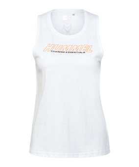 Hummel Te Confident Cotton Tanktop Damen Weiss F9001 - weiss