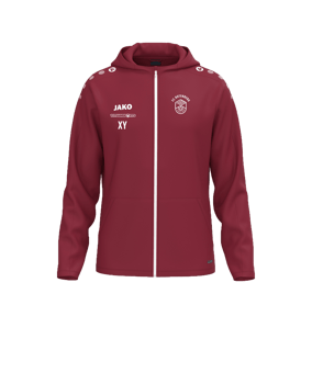 JAKO One Kapuzenjacke Rot F155