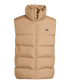 adidas Originals Tonal Puff Weste Braun - braun