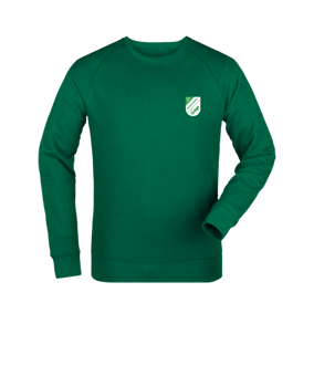 Merch Roller Sweatshirt Bottle Green | #justlogo4c