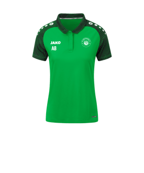 JAKO Performance Poloshirt Damen Grün Schwarz F221