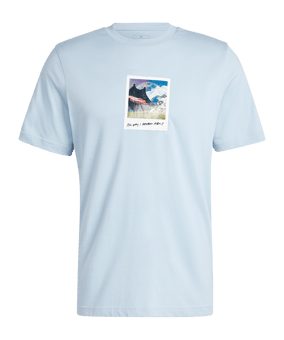 adidas All Day T-Shirt Blau - blau