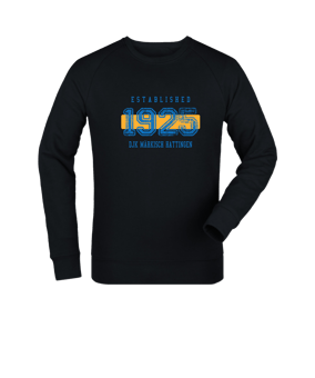 Merch Roller Sweatshirt Black  | #established