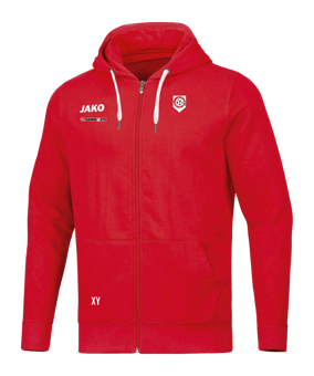 JAKO Base Kapuzenjacke Kids Rot F01