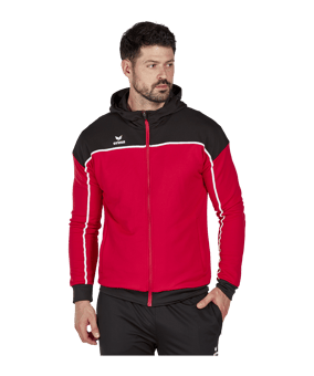 Erima Change by Kapuzenjacke Rot Schwarz - rot