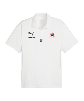 PUMA teamGOAL Poloshirt Weiss F04