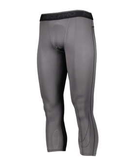 Nike Pro Dri-FIT 3/4 Tight Grau Schwarz F068