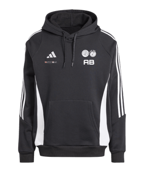 adidas Tiro 24 Hoody Schwarz Weiss