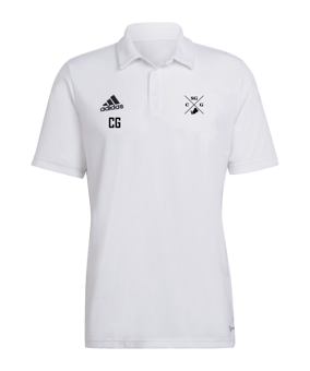 adidas Entrada 22 Poloshirt Weiss