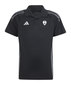 adidas Tiro 24 Competition Poloshirt Kids Schwarz Grau