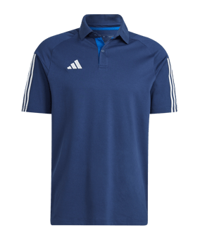 adidas Tiro 23 Competition Poloshirt Blau - dunkelblau