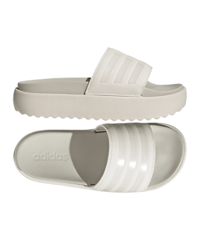 adidas Adilette Platform Damen Weiß - weiss