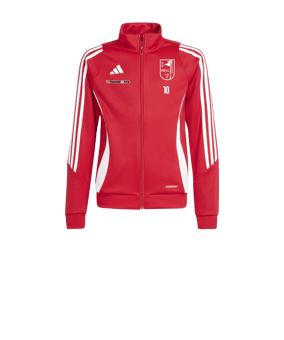adidas Tiro 24 Trainingsjacke Kids Rot Weiss
