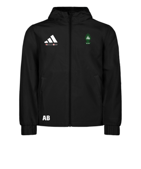adidas Entrada 26 Regenjacke Schwarz