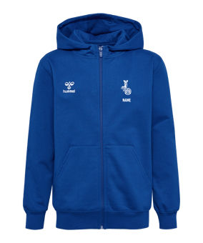 Hummel GO 2.0 Kapuzenjacke Kids Blau F7045
