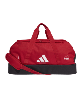 adidas Tiro League Duffel Bag Gr. M Rot Weiss