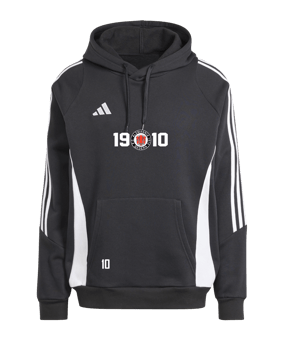 adidas Tiro 24 Hoody Schwarz Weiss