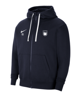 Nike Park 20 Fleece Kapuzenjacke Blau F451