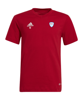 T-shirt enfants adidas Entrada 22 rouge 