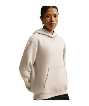 Nike Studio Fleece Hoody Damen Braun