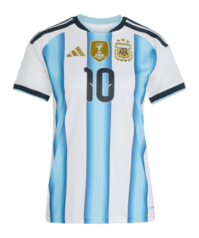 adidas Argentinien MESSI Trikot Home WM 2026 Damen Weiß - weiss