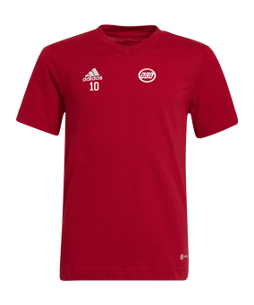 adidas Entrada 22 T-Shirt Kids Rot