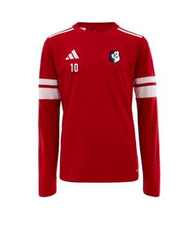 adidas Squadra 25 Trikot Langarm Rot