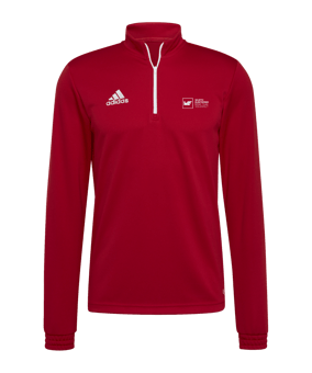 adidas Entrada 22 HalfZip Sweatshirt Rot