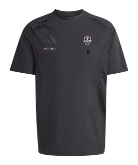 adidas Tiro Travel T-Shirt Schwarz