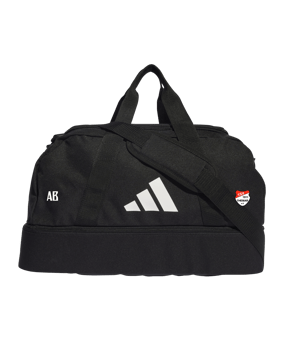 adidas Tiro League Duffel Bag Gr. S Schwarz Weiss