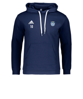 adidas Entrada 22 Hoody Blau