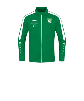 JAKO Power Polyesterjacke Kids Grün Weiss F200