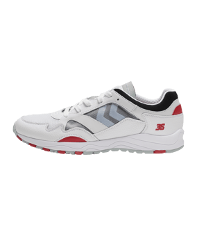 Hummel Edmonton 3S Leather Sneaker Weiss F9001 - weiss