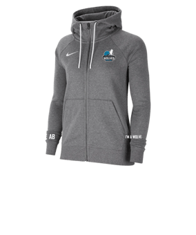 Nike Park 20 Fleece Kapuzenjacke Damen Grau F071