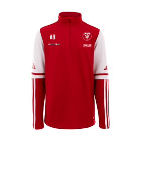 adidas Squadra 25 HalfZip Sweatshirt Rot