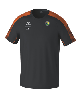 Erima Evo Star T-Shirt Schwarz Fschwarzorange