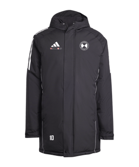 adidas Tiro 24 Winterjacke Schwarz Weiss