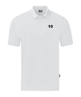 JAKO Organic Stretch Polo Shirt Weiss F000