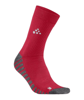 Craft Progress Anti Slip Mid Strumpfstutzen Socken Rot - rot