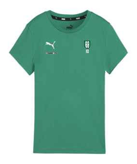 PUMA teamGOAL Casuals T-Shirt Damen Grün F05