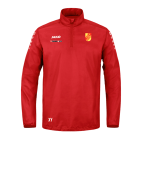 JAKO Team Rainzip Sweatshirt Rot F100