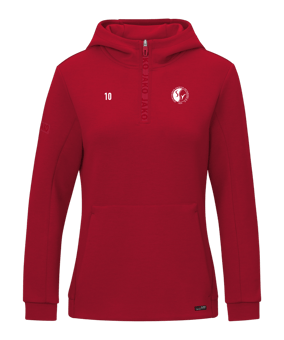 JAKO Pro Casual Hoody Damen Rot F141