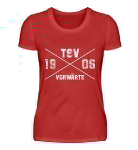 TSV Schopfloch T Shirt Cross Damen Rot - rot