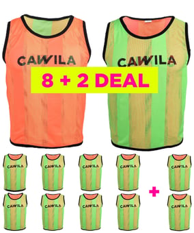 Cawila Chasubles de marquage DUPLEX – désormais en bundle 8+2
