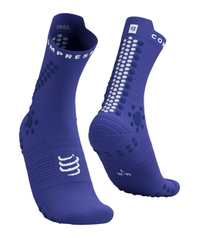 Compressport Pro Racing v4.0 Trail Socken Blau - blau