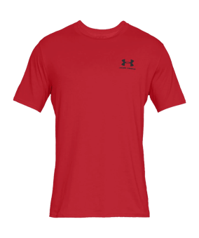 Under Armour Sportstyle Left Chest T-Shirt F600 - rot
