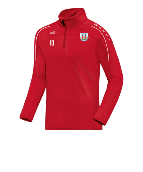 JAKO Classico Ziptop Rot Weiss F01